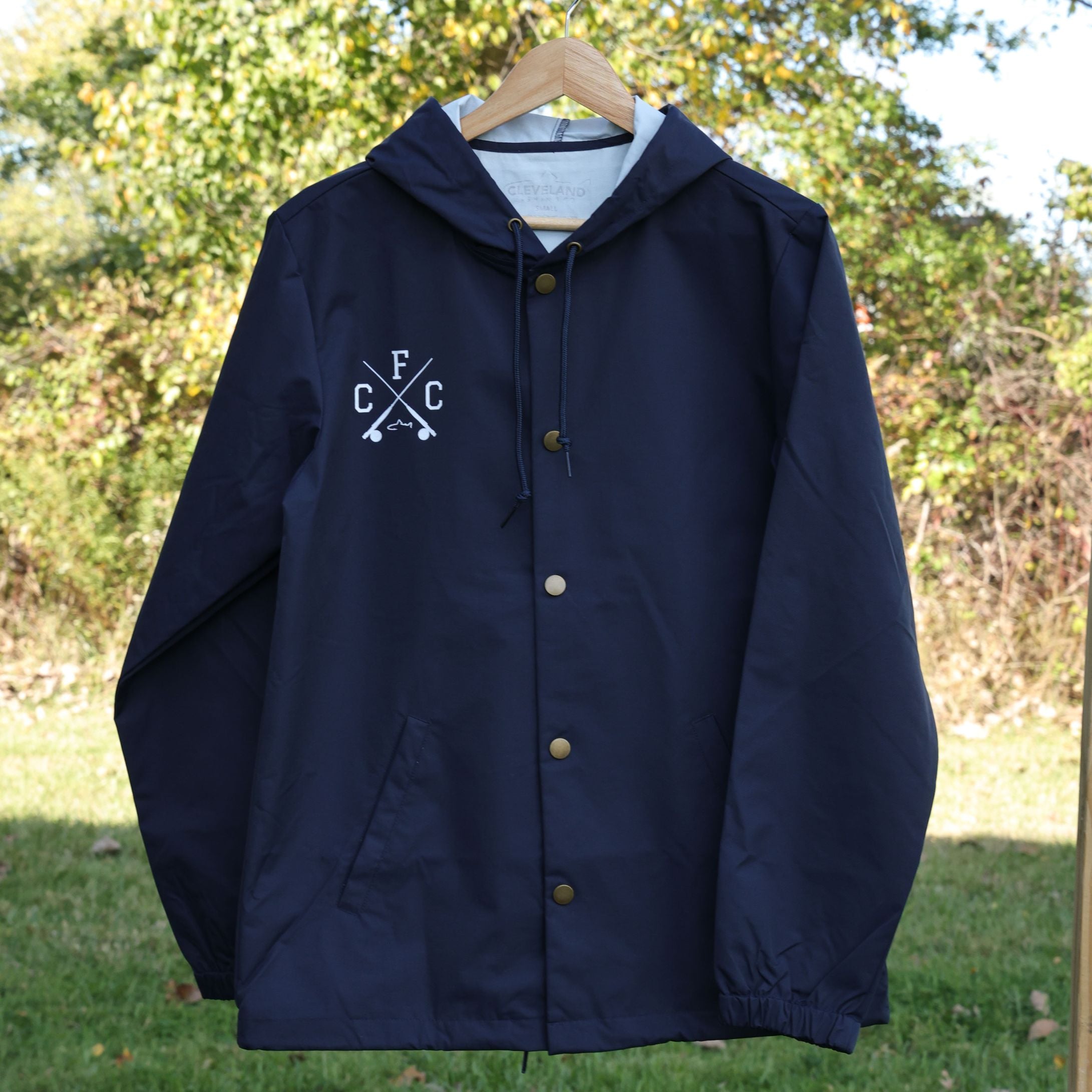 Mens Navy fishing jacket