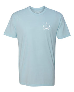 Fly Fishing T Shirt | Light Blue