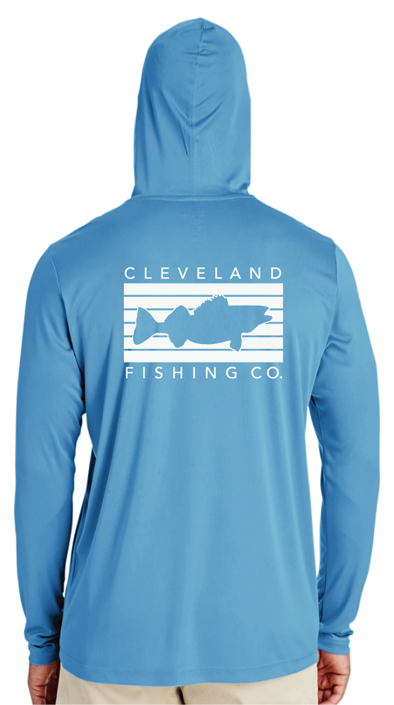 Cleveland Performance Sun Hoodie - Silver – Fish Local