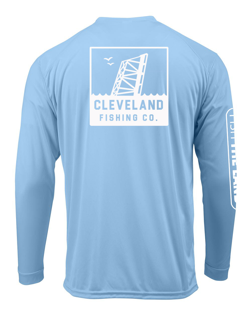 Performance Long Sleeve | Sky Blue Fishing Shirt