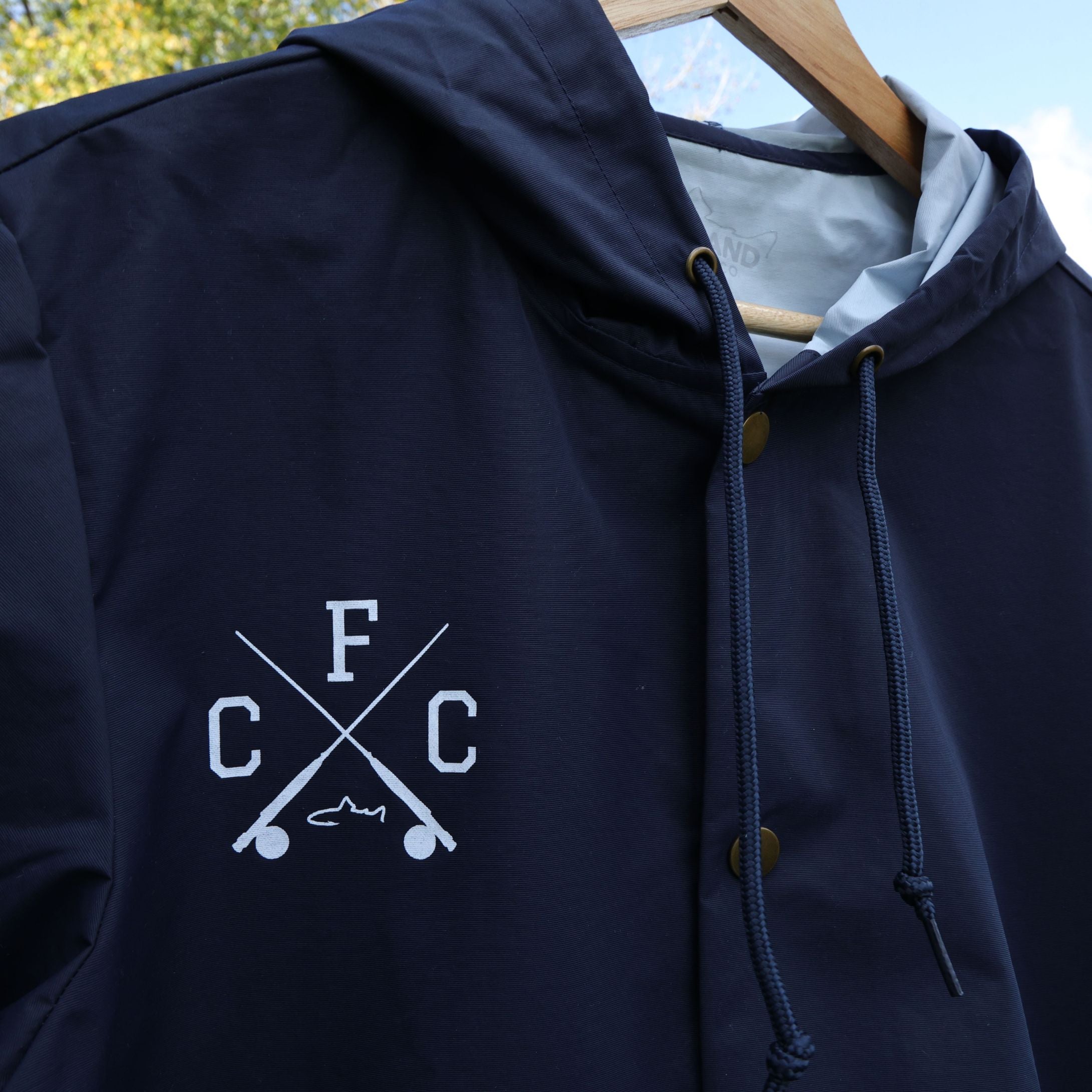 Mens Navy fishing jacket