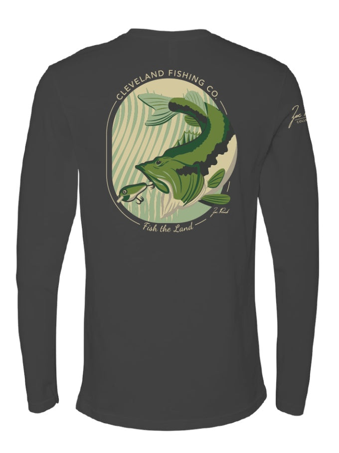 Zac Rorick Collection - Bass Long Sleeve Tee – Cleveland Fishing Co.