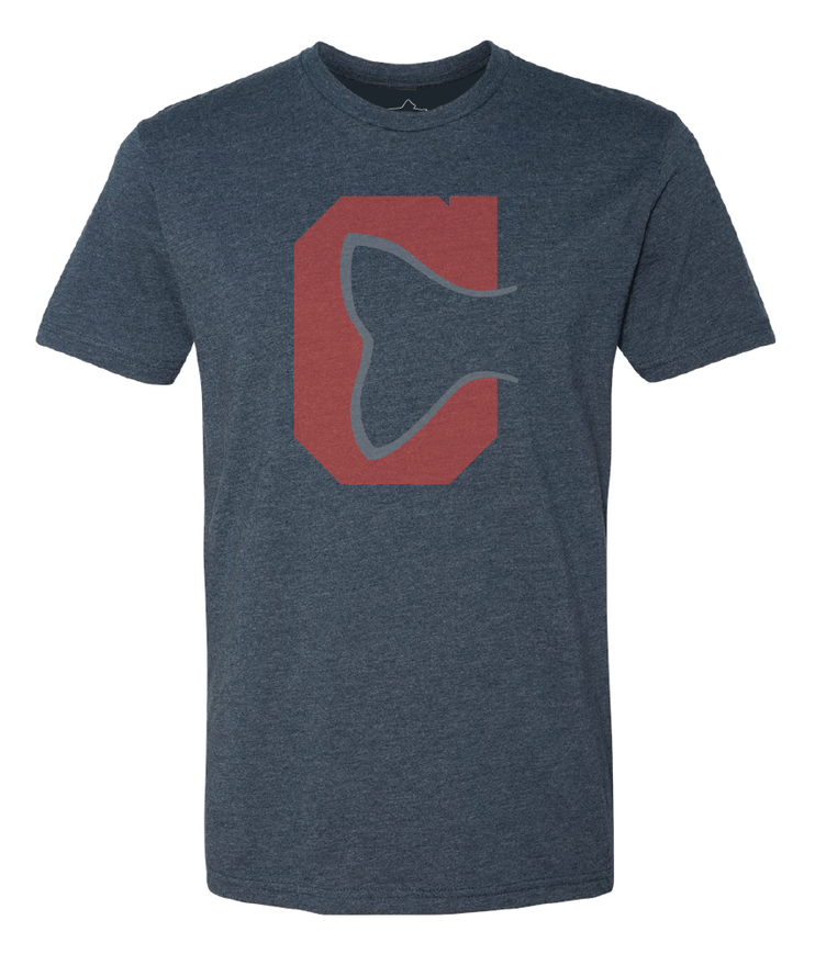 Cleveland Fishtail T Shirt Navy Medium